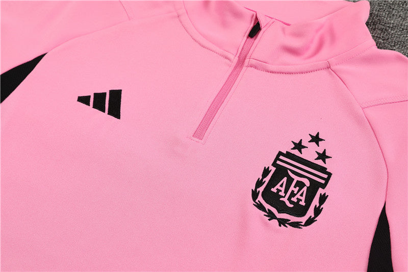 Argentinien Trainingsanzug Schwarz/Pink