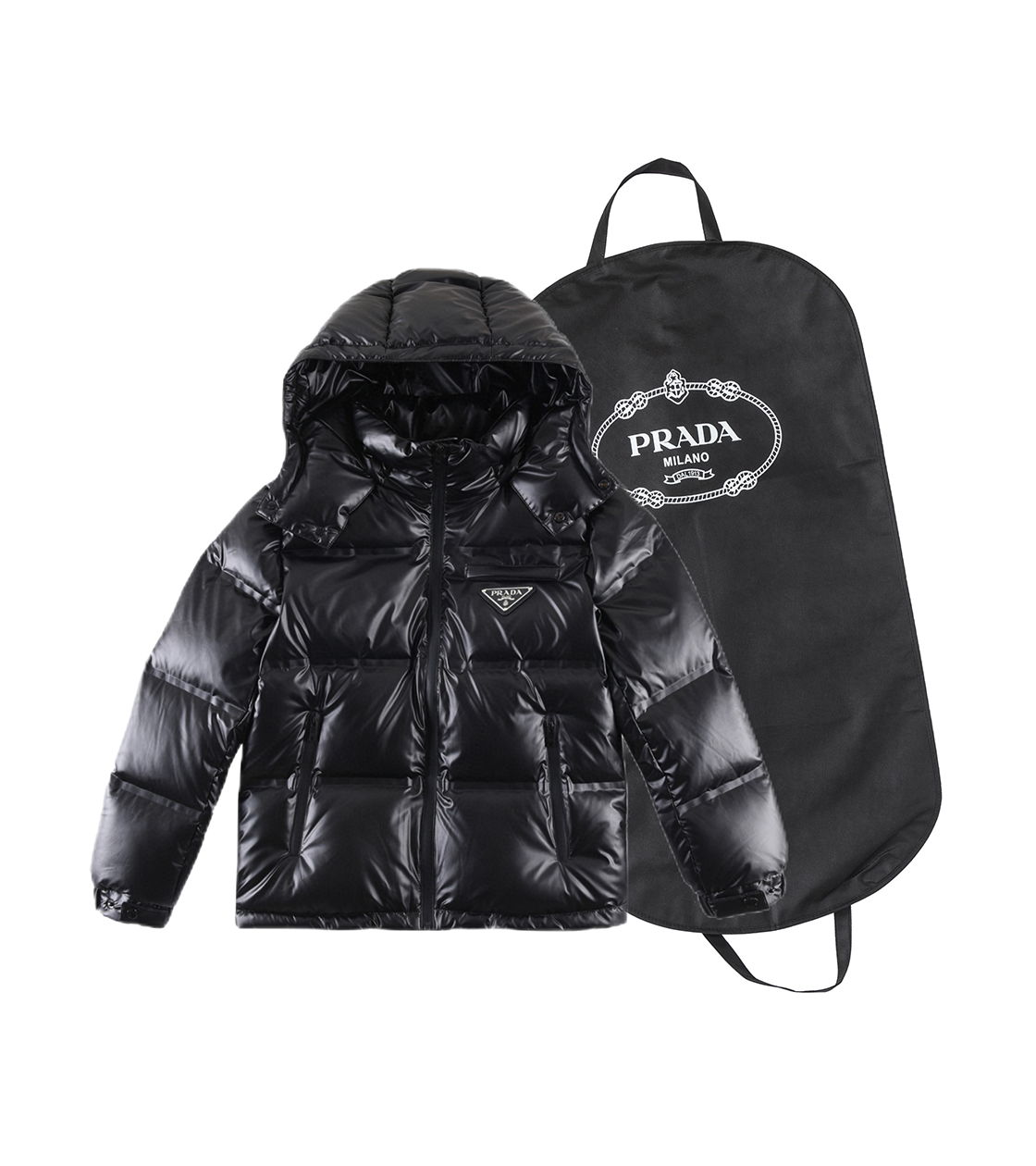 PRADA Puffer Schwarz (L)