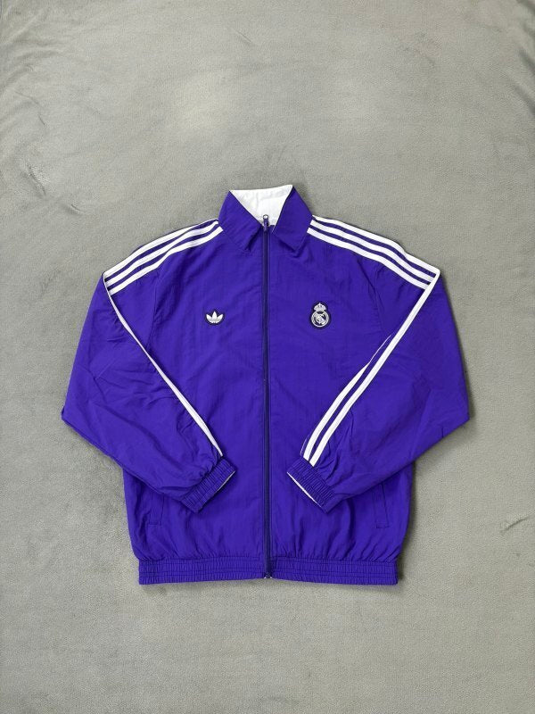 Real Madrid Jacke Beidseitig Weiß/Lila