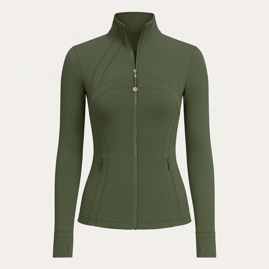 Sportset Jacke & Leggins Armygrün