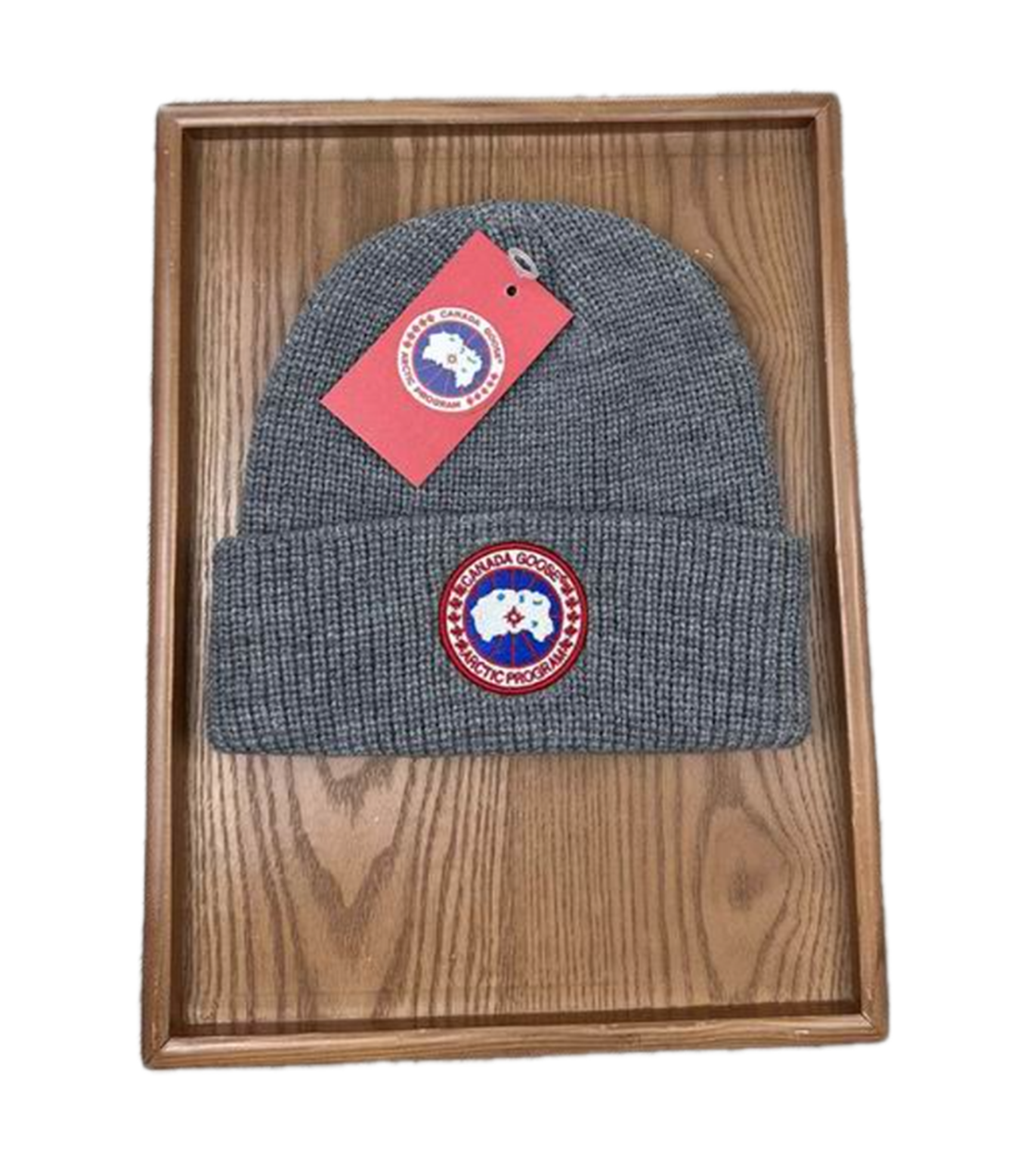 Canada Goose Beanie grau