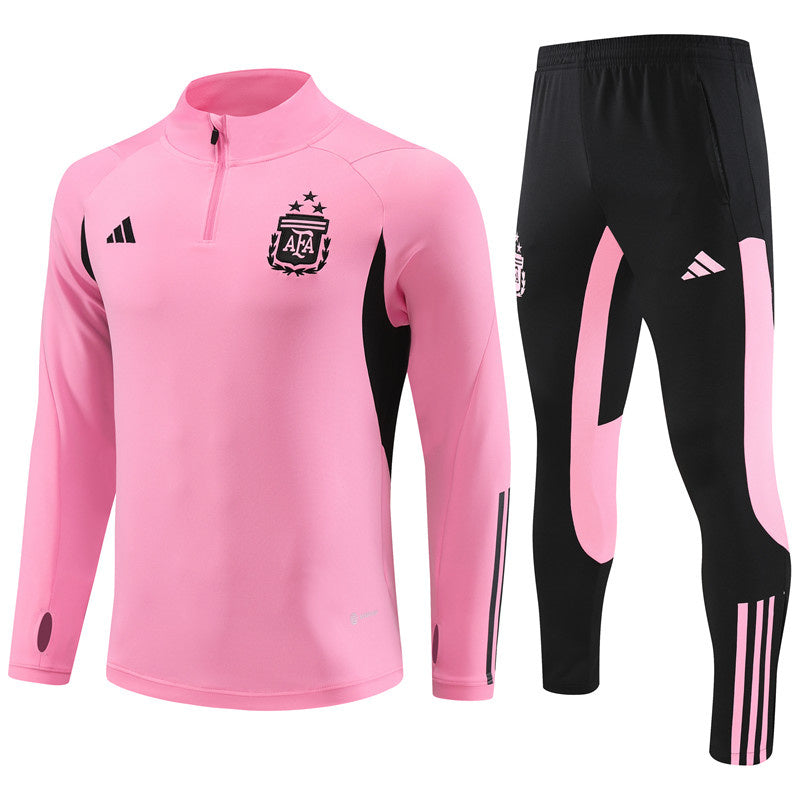Argentinien Trainingsanzug Schwarz/Pink