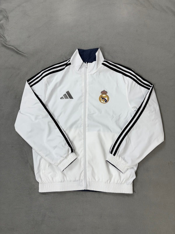 Real Madrid Jacke Beidseitig Blau/Weiß