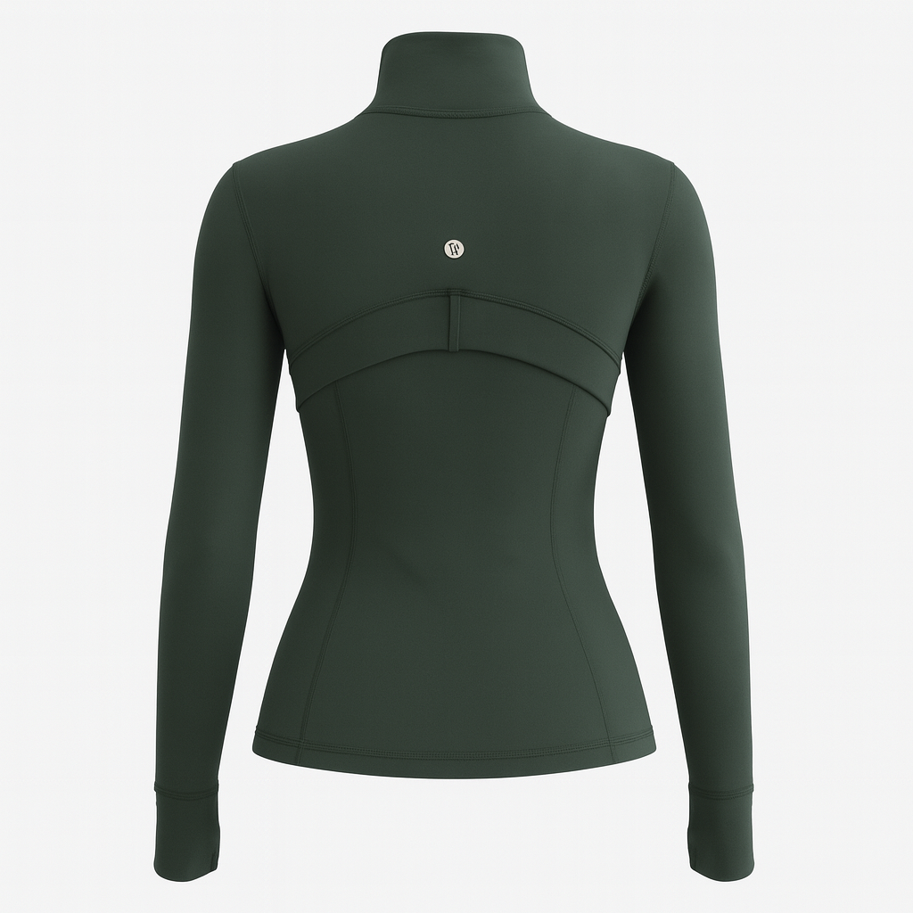 Sportset Jacke & Leggins Armygrün