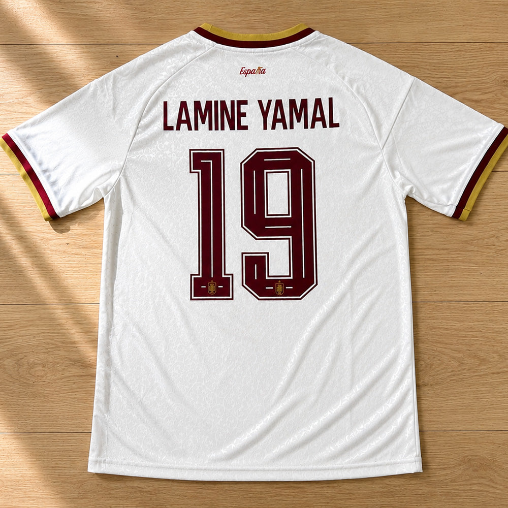 Spanien AUSWÄRTS LAMINE YAMAL 19