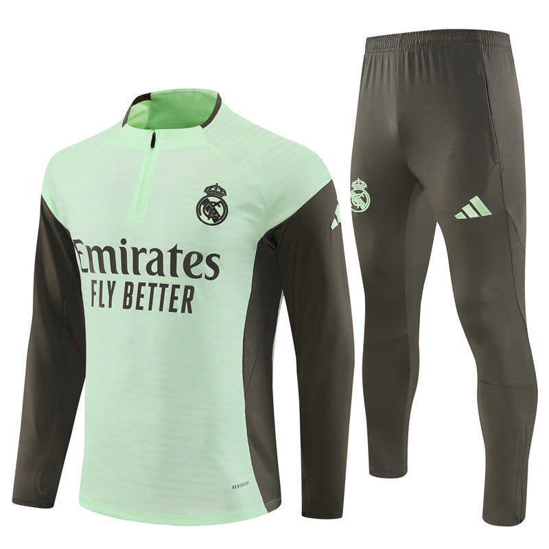 Real Madrid Trainingsanzug Mintgrün 2025/26