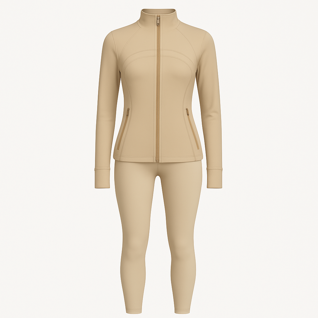 Lululemon Define Jacke & Leggins Gold/Gold