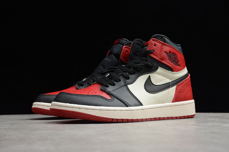 Jordan 1 high Bred Toe 46