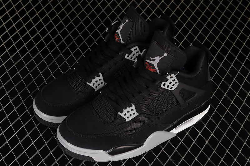 Nike Jordan 4 Canvas black