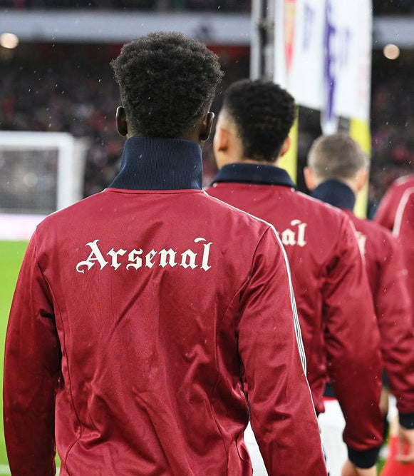 Arsenal Trainingsanzug Bordeauxrot