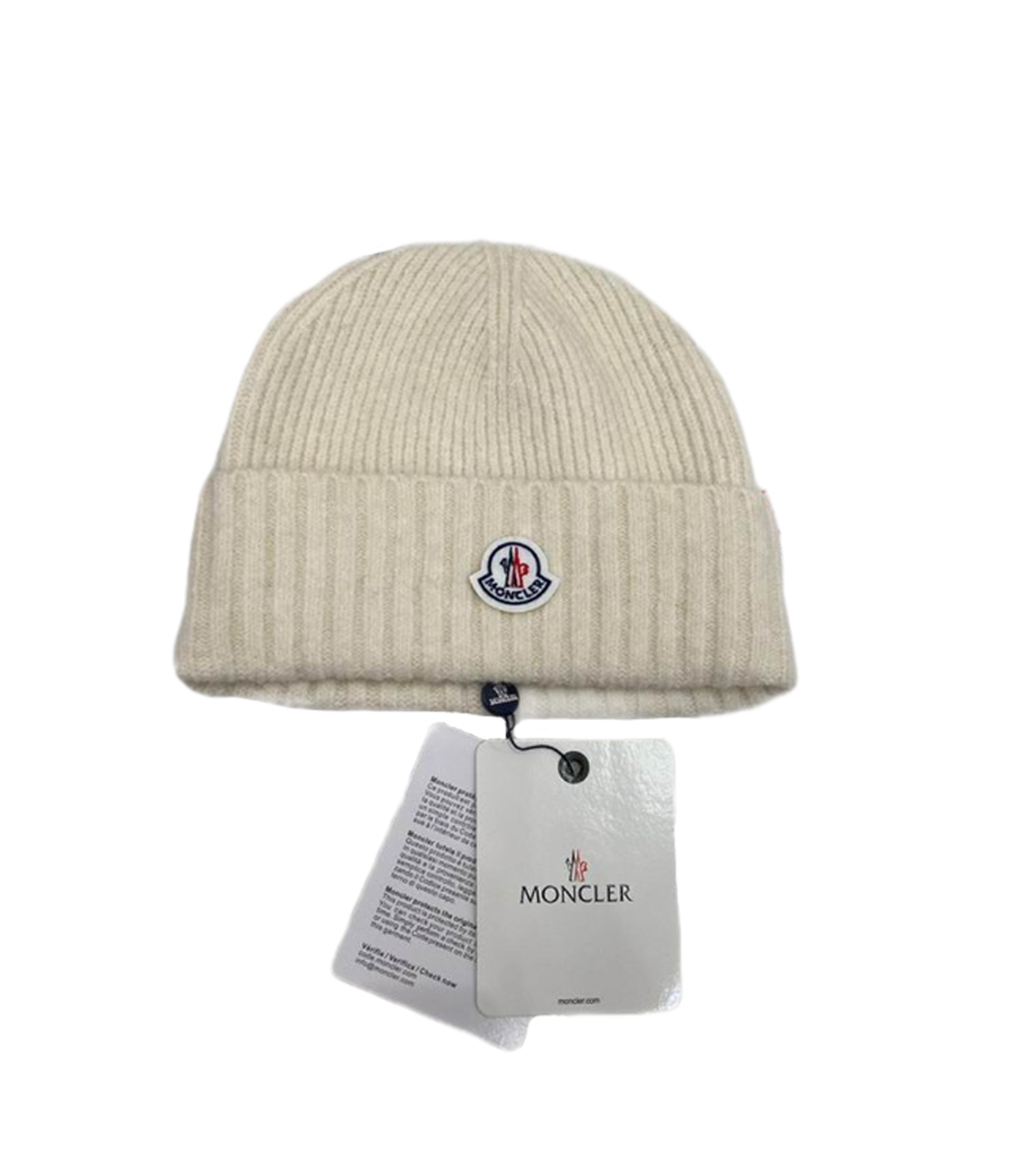 Moncler Beanie weiß