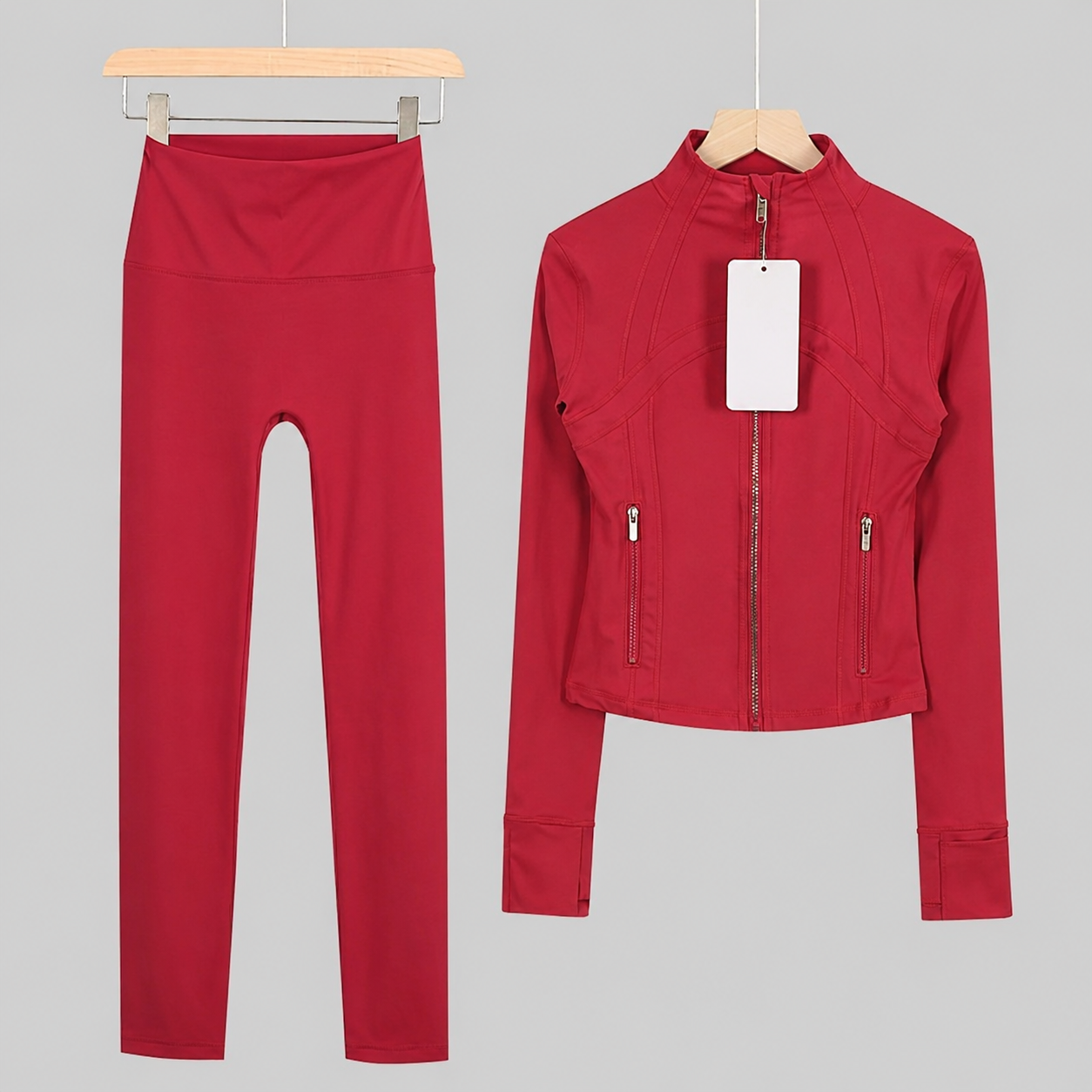 Lulusport Jacke & Leggins CN Rot