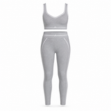 Alo Stripe Leggins + Bh Set