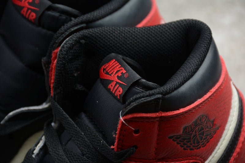 Jordan 1 high Bred Toe 46