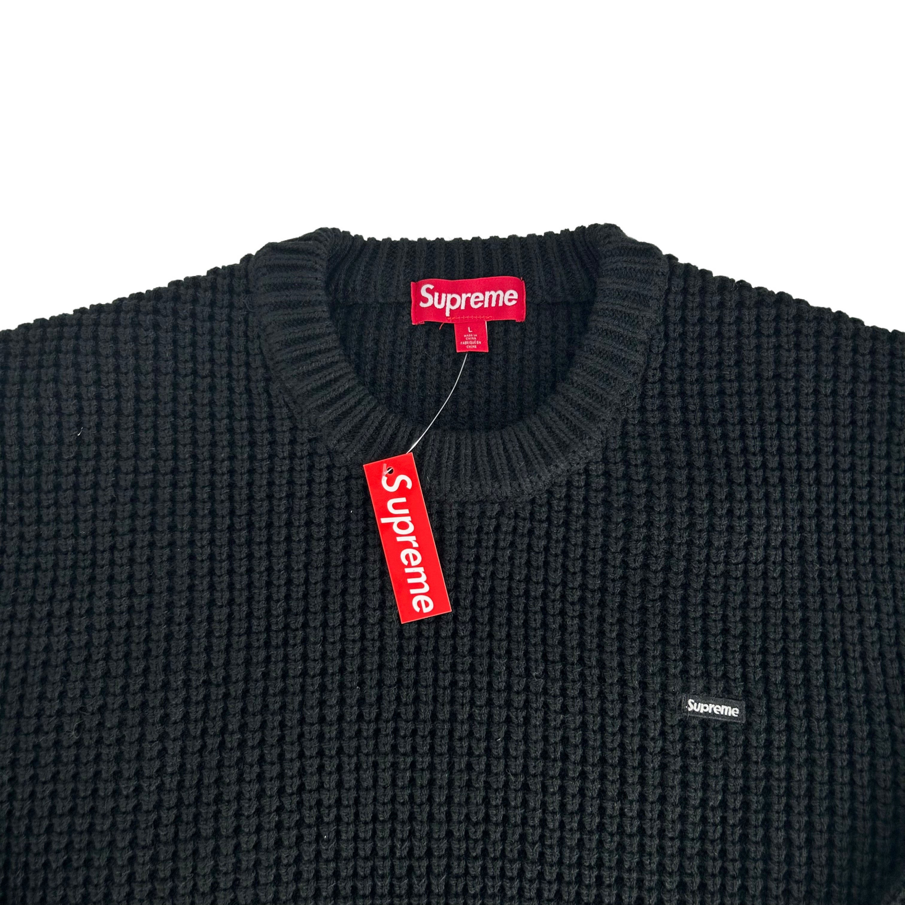 SUPREME knit Sweater schwarz (L)