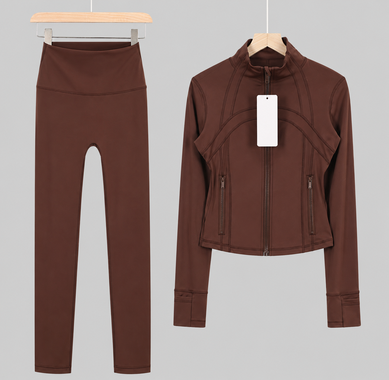 Lulusport Jacke & Leggins Rosee Braun