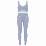 Alo Stripe Leggins + Bh Set