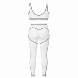Alo Stripe Leggins + Bh Set