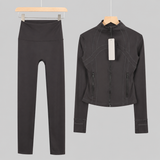 Lulusport Jacke & Leggins Sage Grau