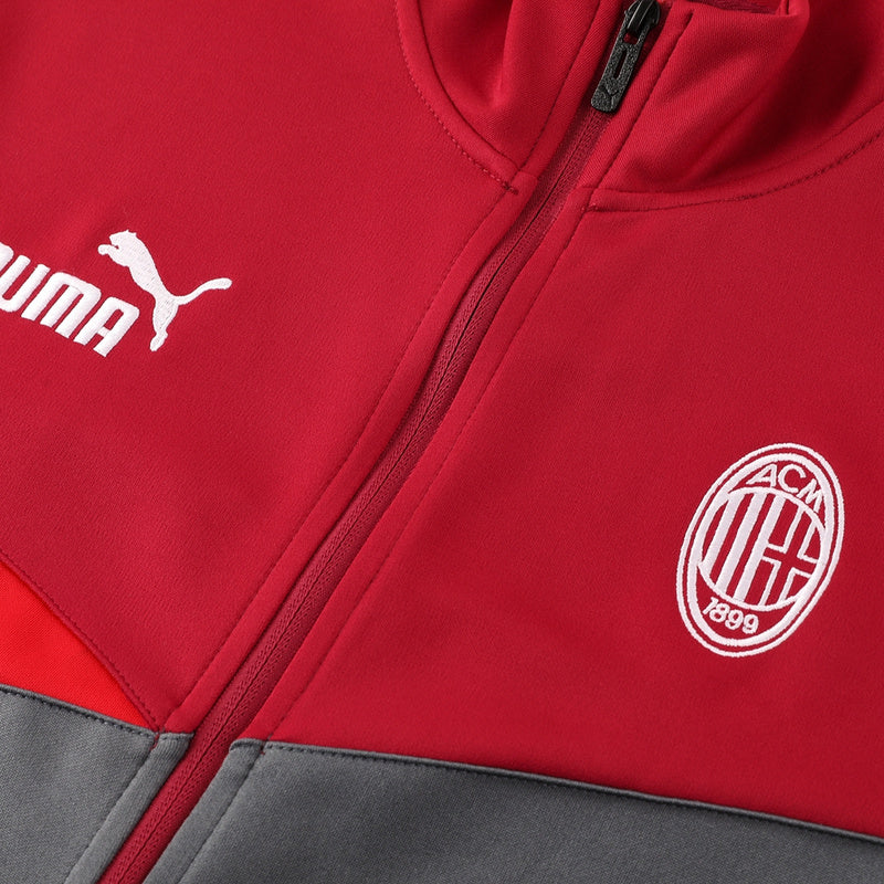 AC Milan Trainingsanzug Rot/Grau 24/25