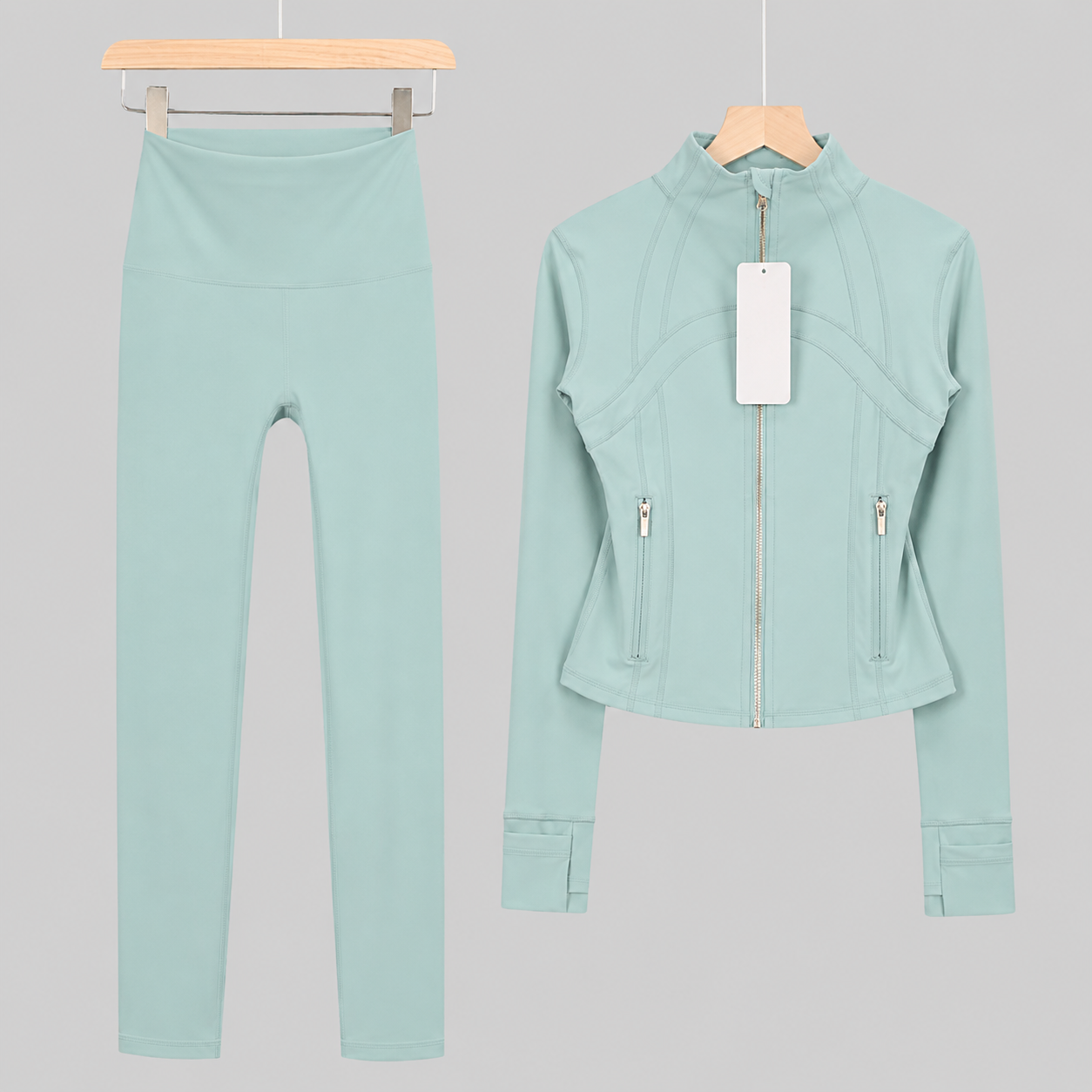 Lulusport Jacke & Leggins Mesmerising Crystal Grün