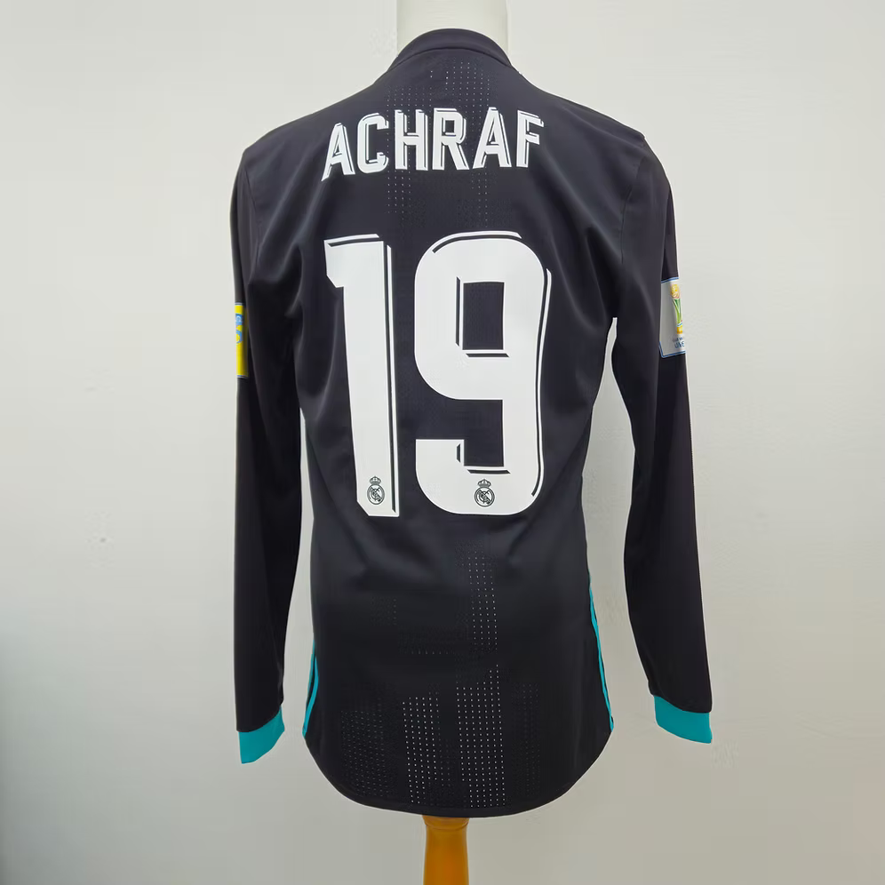Real Madrid Away 17/18Achraf Hakimi 19 Short Sleeve (M)