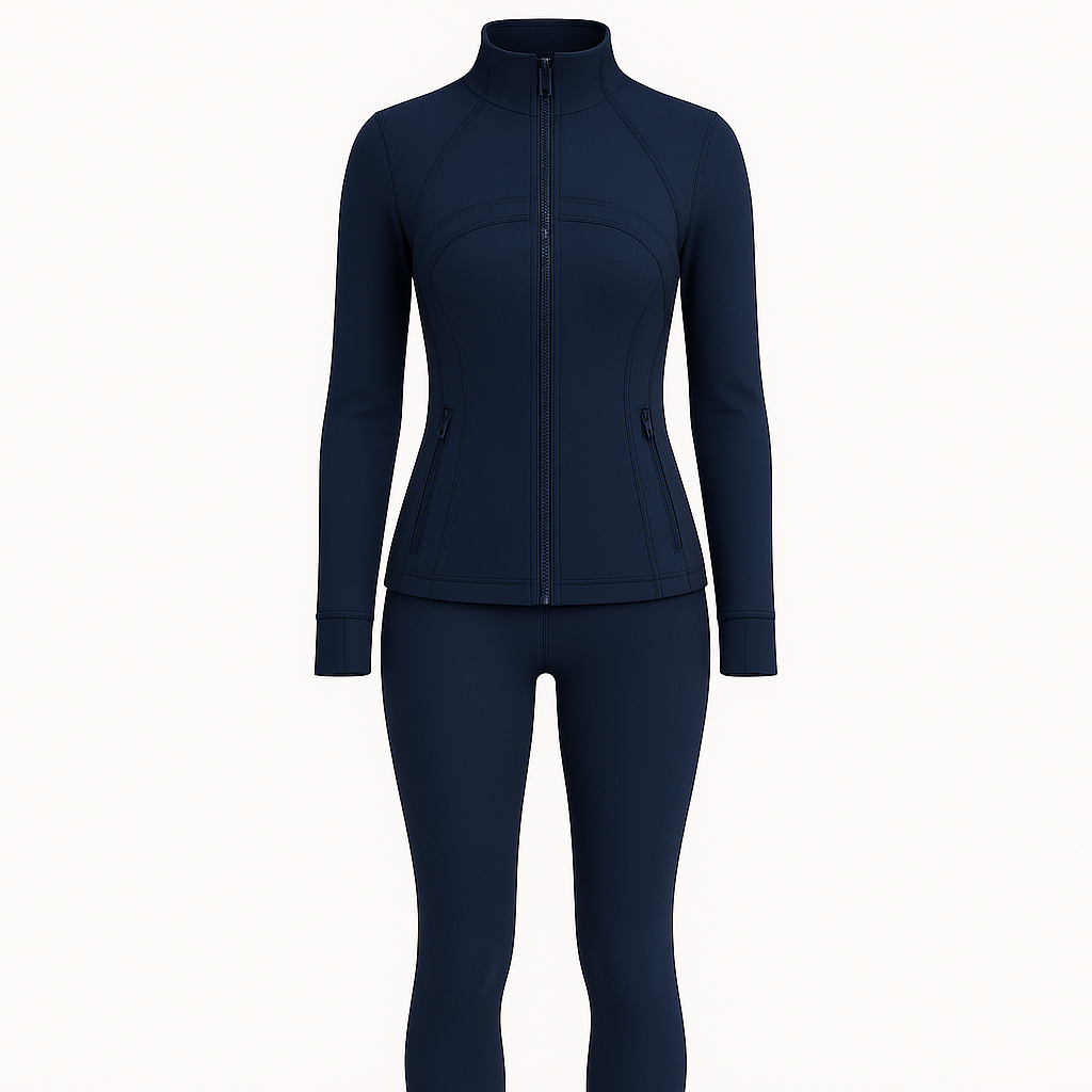 Lululemon Define Jacke & Leggins Marineblau