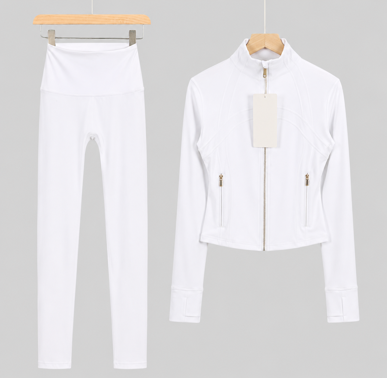 Lulusport Jacke & Leggins Weiß