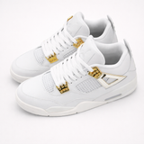 Nike Jordan 4 White metallic Gold (EUR 36)
