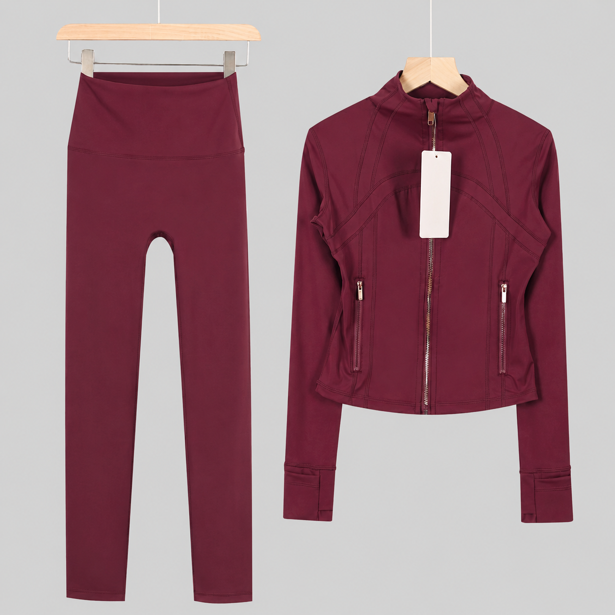 Lulusport Jacke & Leggins Dunkel rot