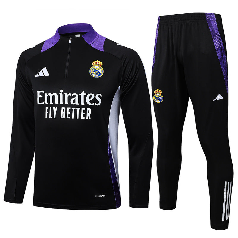 Real Madrid Trainingsanzug Schwarz 24/25