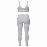 Alo Stripe Leggins + Bh Set