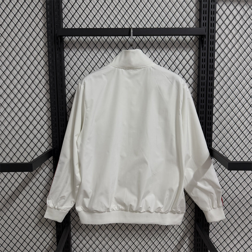 AC Milan Retro Jacke Weiß