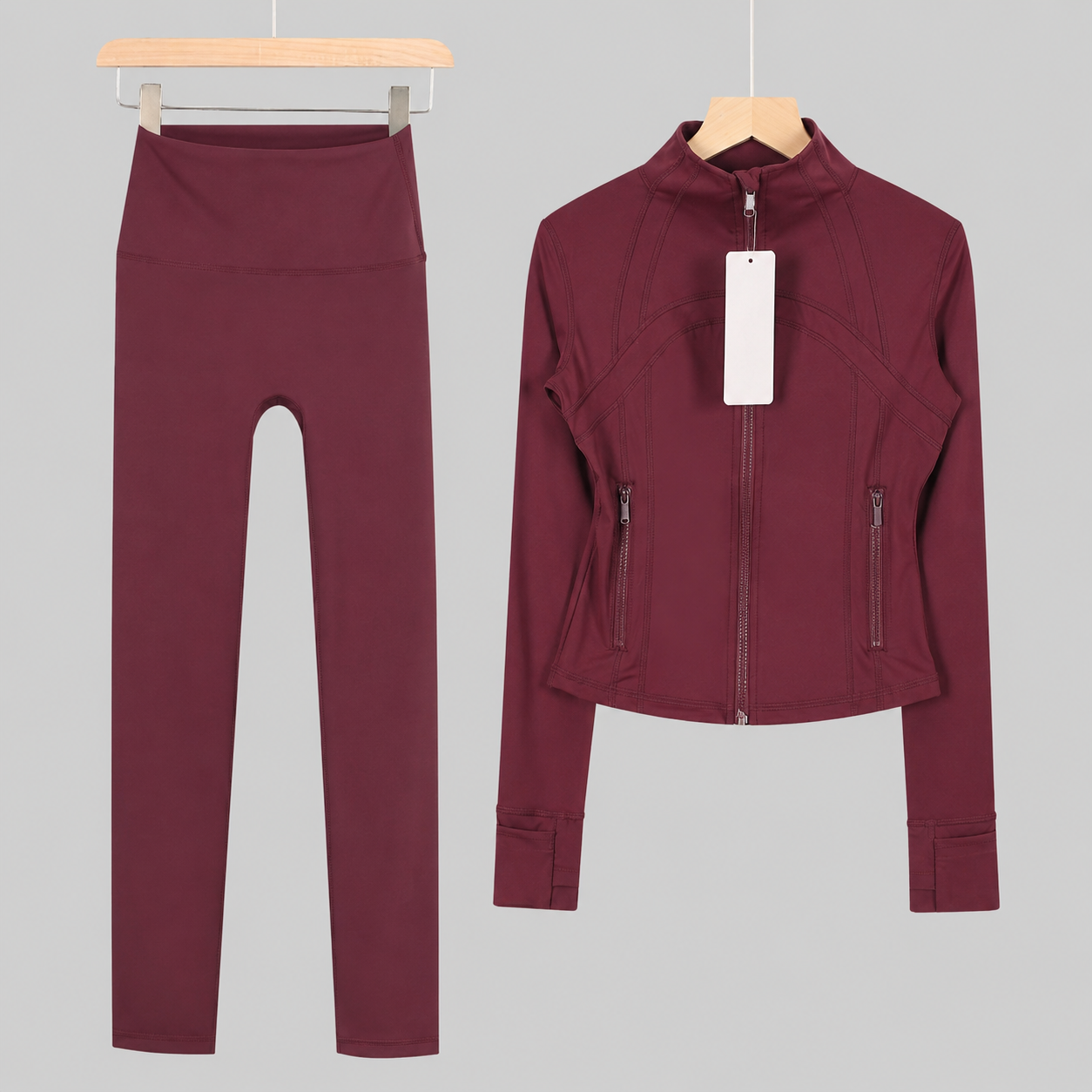 Lulusport Jacke & Leggins Dunkel rot
