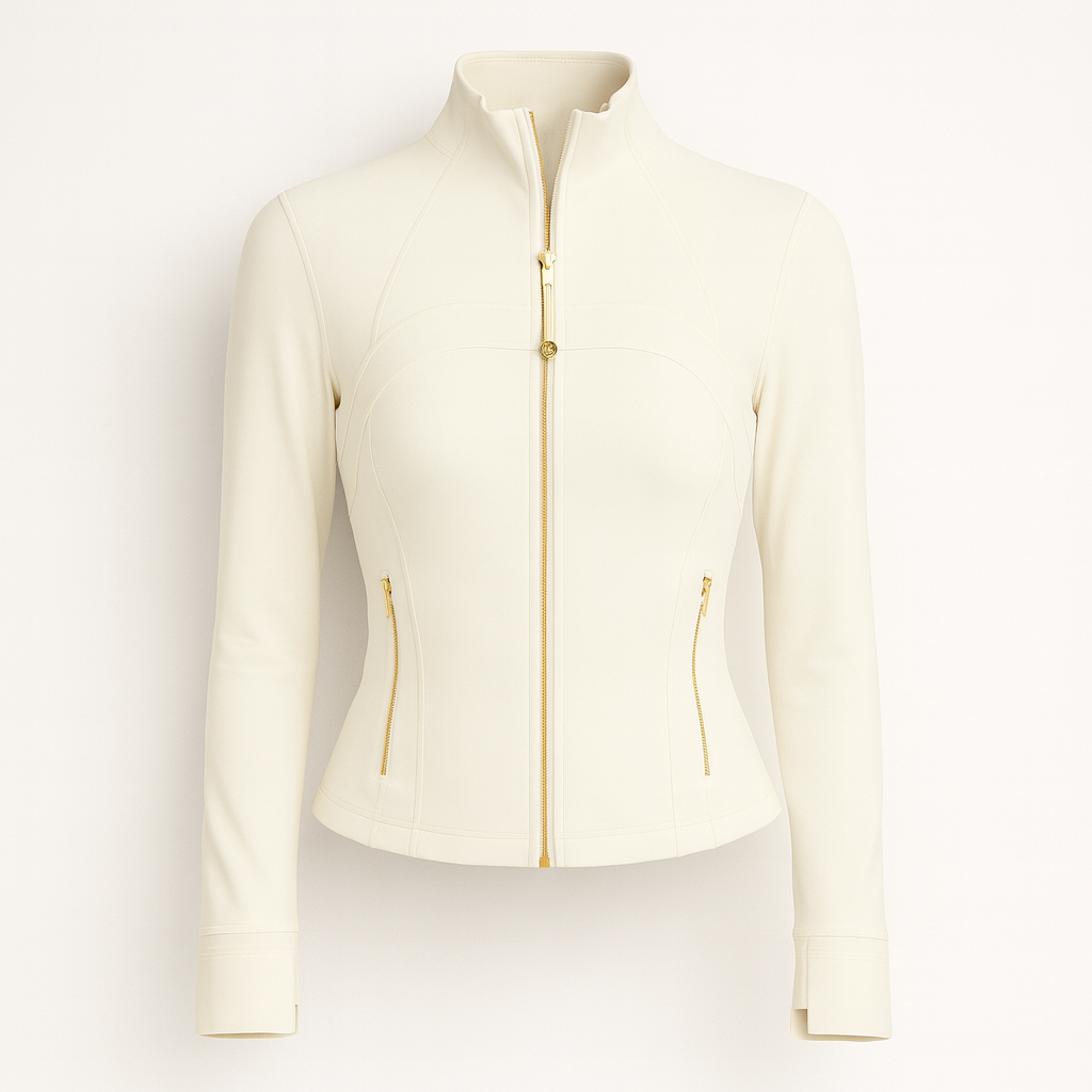 Lululemon Define Jacke & Leggins Beige/Gold