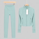 Lulusport Jacke & Leggins Mesmerising Crystal Grün
