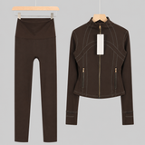 Lulusport Jacke & Leggins Braun