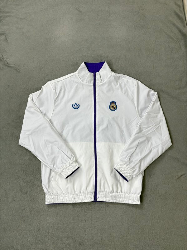 Real Madrid Jacke Beidseitig Weiß/Lila