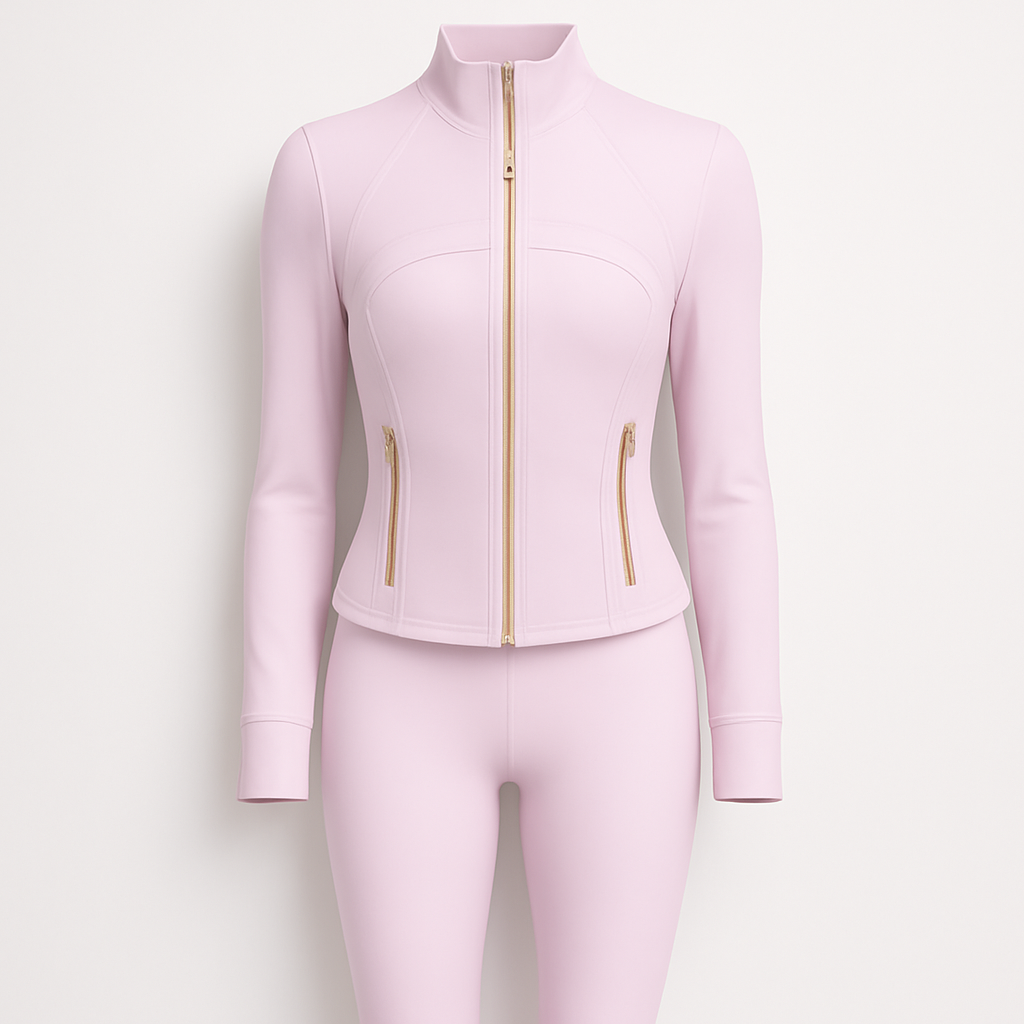 Lululemon Define Jacke & Leggins Rosa/Gold